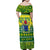 Cook Islands Christmas Family Matching Off Shoulder Maxi Dress and Hawaiian Shirt Santa Beach Meri Kiritimiti LT9 - Wonder Print Shop