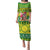 Cook Islands Christmas Family Matching Puletasi Dress and Hawaiian Shirt Santa Beach Meri Kiritimiti - Wonder Print Shop