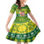 Cook Islands Christmas Family Matching Tank Maxi Dress and Hawaiian Shirt Santa Beach Meri Kiritimiti - Wonder Print Shop