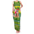 Cook Islands Christmas Family Matching Tank Maxi Dress and Hawaiian Shirt Santa Beach Meri Kiritimiti - Wonder Print Shop