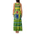 Cook Islands Christmas Family Matching Tank Maxi Dress and Hawaiian Shirt Santa Beach Meri Kiritimiti - Wonder Print Shop
