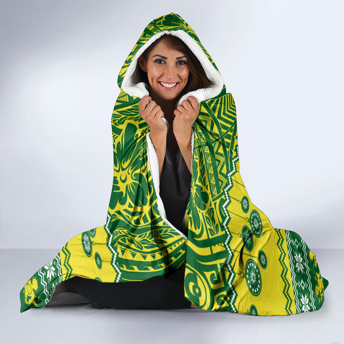 cook-islands-christmas-hooded-blanket-santa-beach-meri-kiritimiti
