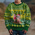 Cook Islands Christmas Kid Ugly Christmas Sweater Santa Beach Meri Kiritimiti - Wonder Print Shop