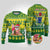 Cook Islands Christmas Ugly Christmas Sweater Santa Beach Meri Kiritimiti - Wonder Print Shop