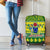 Cook Islands Christmas Luggage Cover Santa Beach Meri Kiritimiti - Wonder Print Shop