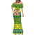 Cook Islands Christmas Mermaid Dress Santa Beach Meri Kiritimiti - Wonder Print Shop
