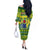 Cook Islands Christmas Off The Shoulder Long Sleeve Dress Santa Beach Meri Kiritimiti - Wonder Print Shop