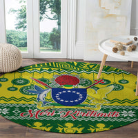 cook-islands-christmas-round-carpet-santa-beach-meri-kiritimiti