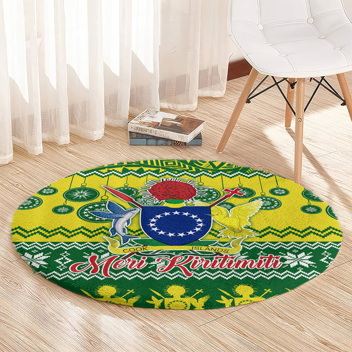 cook-islands-christmas-round-carpet-santa-beach-meri-kiritimiti