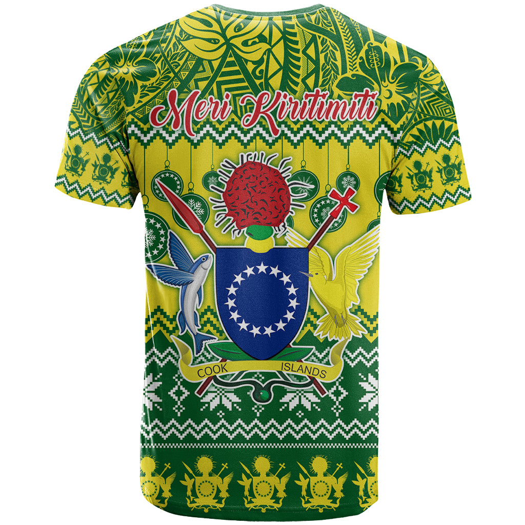 Cook Islands Christmas T Shirt Santa Beach Meri Kiritimiti - Wonder Print Shop