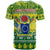Cook Islands Christmas T Shirt Santa Beach Meri Kiritimiti - Wonder Print Shop