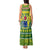 Cook Islands Christmas Tank Maxi Dress Santa Beach Meri Kiritimiti - Wonder Print Shop