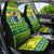 Personalised Cook Islands Christmas Car Seat Cover Santa Beach Meri Kiritimiti LT9 - Wonder Print Shop