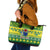 Personalised Cook Islands Christmas Leather Tote Bag Santa Beach Meri Kiritimiti - Wonder Print Shop