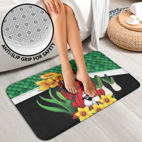 Saint David's Day Bathroom Set Green Welsh Dragon Daffodil Sheep Leak - Wonder Print Shop