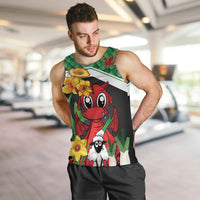 Saint David's Day Personalized Men Tank Top Green Welsh Dragon Daffodil Sheep Leak - Wonder Print Shop