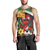 Saint David's Day Personalized Men Tank Top Green Welsh Dragon Daffodil Sheep Leak - Wonder Print Shop