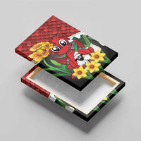 Saint David's Day Canvas Wall Art Red Welsh Dragon Daffodil Sheep Leak - Wonder Print Shop