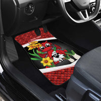 Saint David's Day Personalized Car Mats Red Welsh Dragon Daffodil Sheep Leak - Wonder Print Shop