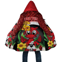 Saint David's Day Personalized Cloak Red Welsh Dragon Daffodil Sheep Leak - Wonder Print Shop