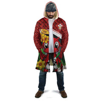Saint David's Day Personalized Cloak Red Welsh Dragon Daffodil Sheep Leak - Wonder Print Shop