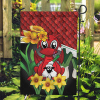 Saint David's Day Garden Flag Red Welsh Dragon Daffodil Sheep Leak - Wonder Print Shop
