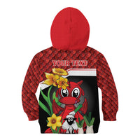 Saint David's Day Personalized Kid Hoodie Red Welsh Dragon Daffodil Sheep Leak - Wonder Print Shop