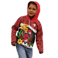 Saint David's Day Personalized Kid Hoodie Red Welsh Dragon Daffodil Sheep Leak - Wonder Print Shop
