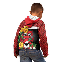 Saint David's Day Personalized Kid Hoodie Red Welsh Dragon Daffodil Sheep Leak - Wonder Print Shop