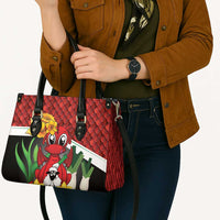 Saint David's Day Leather Bag Red Welsh Dragon Daffodil Sheep Leak - Wonder Print Shop