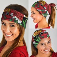 Saint David's Day Neck Gaiter Red Welsh Dragon Daffodil Sheep Leak - Wonder Print Shop
