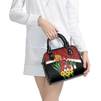 Saint David's Day Shoulder Handbag Red Welsh Dragon Daffodil Sheep Leak - Wonder Print Shop