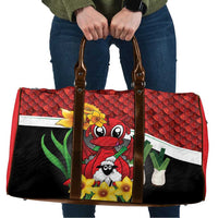 Saint David's Day Travel Bag Red Welsh Dragon Daffodil Sheep Leak - Wonder Print Shop