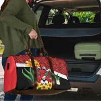 Saint David's Day Travel Bag Red Welsh Dragon Daffodil Sheep Leak - Wonder Print Shop