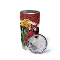 Saint David's Day Personalized Tumbler Cup Red Welsh Dragon Daffodil Sheep Leak - Wonder Print Shop