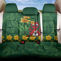 Saint David's Day Back Car Seat Cover Welsh Dragons Yellow Daffodils - Wonder Print Shop