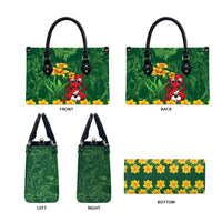 Saint David's Day Leather Bag Welsh Dragons Yellow Daffodils - Wonder Print Shop
