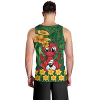 Saint David's Day Men Tank Top Welsh Dragons Yellow Daffodils - Wonder Print Shop