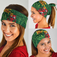 Saint David's Day Neck Gaiter Welsh Dragons Yellow Daffodils - Wonder Print Shop