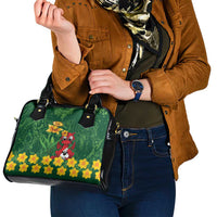 Saint David's Day Shoulder Handbag Welsh Dragons Yellow Daffodils - Wonder Print Shop