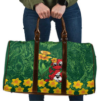 Saint David's Day Travel Bag Welsh Dragons Yellow Daffodils - Wonder Print Shop