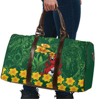 Saint David's Day Travel Bag Welsh Dragons Yellow Daffodils - Wonder Print Shop