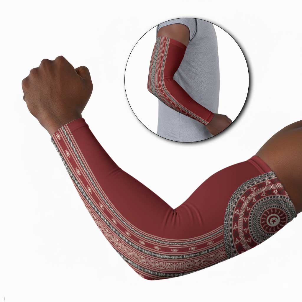 Tunisia Bakhnug Motif Arm Sleeves Traditional Tunisian Embroidery Inspired - Wonder Print Shop