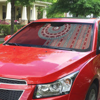 Tunisia Bakhnug Motif Auto Sun Shade Traditional Tunisian Embroidery Inspired - Wonder Print Shop