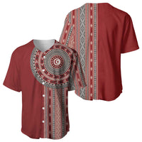 Tunisia Bakhnug Motif Baseball Jersey Traditional Tunisian Embroidery Inspired LT9