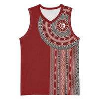 Tunisia Bakhnug Motif Basketball Jersey Traditional Tunisian Embroidery Inspired - Wonder Print Shop