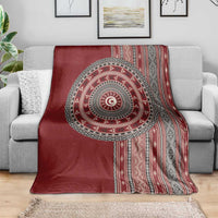 Tunisia Bakhnug Motif Blanket Traditional Tunisian Embroidery Inspired - Wonder Print Shop