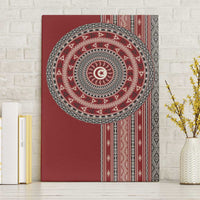 Tunisia Bakhnug Motif Canvas Wall Art Traditional Tunisian Embroidery Inspired - Wonder Print Shop