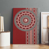 Tunisia Bakhnug Motif Canvas Wall Art Traditional Tunisian Embroidery Inspired - Wonder Print Shop