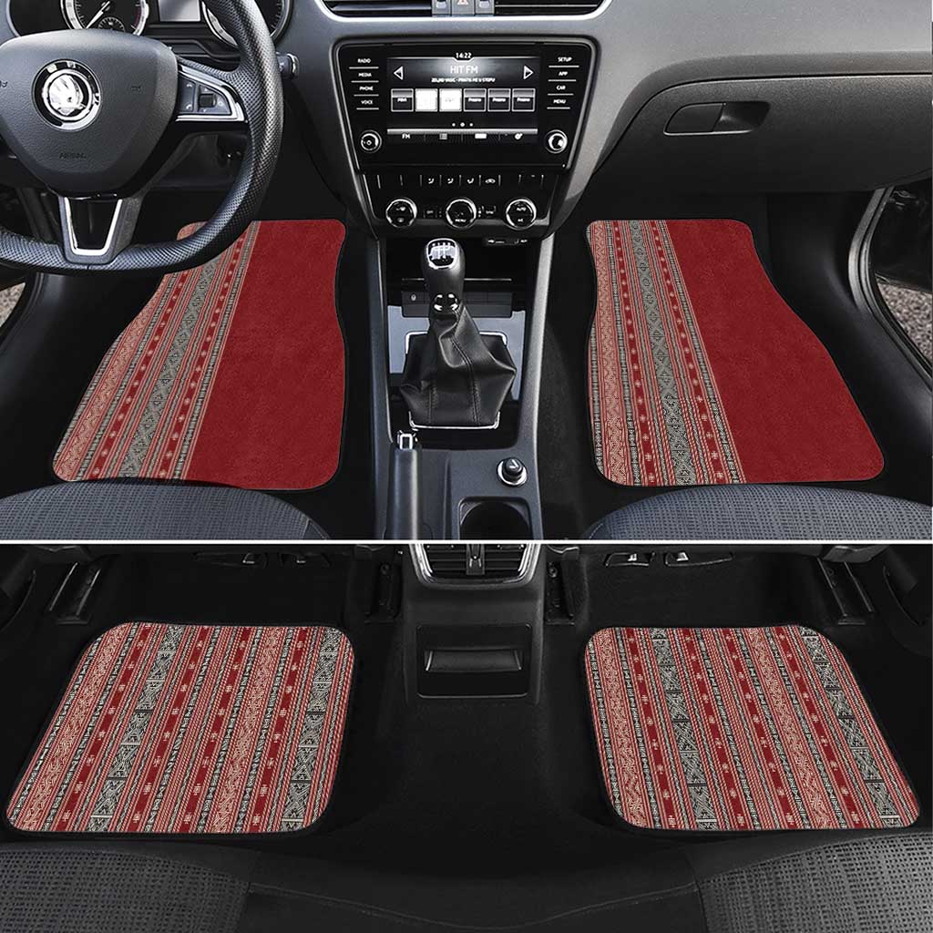Tunisia Bakhnug Motif Car Mats Traditional Tunisian Embroidery Inspired - Wonder Print Shop